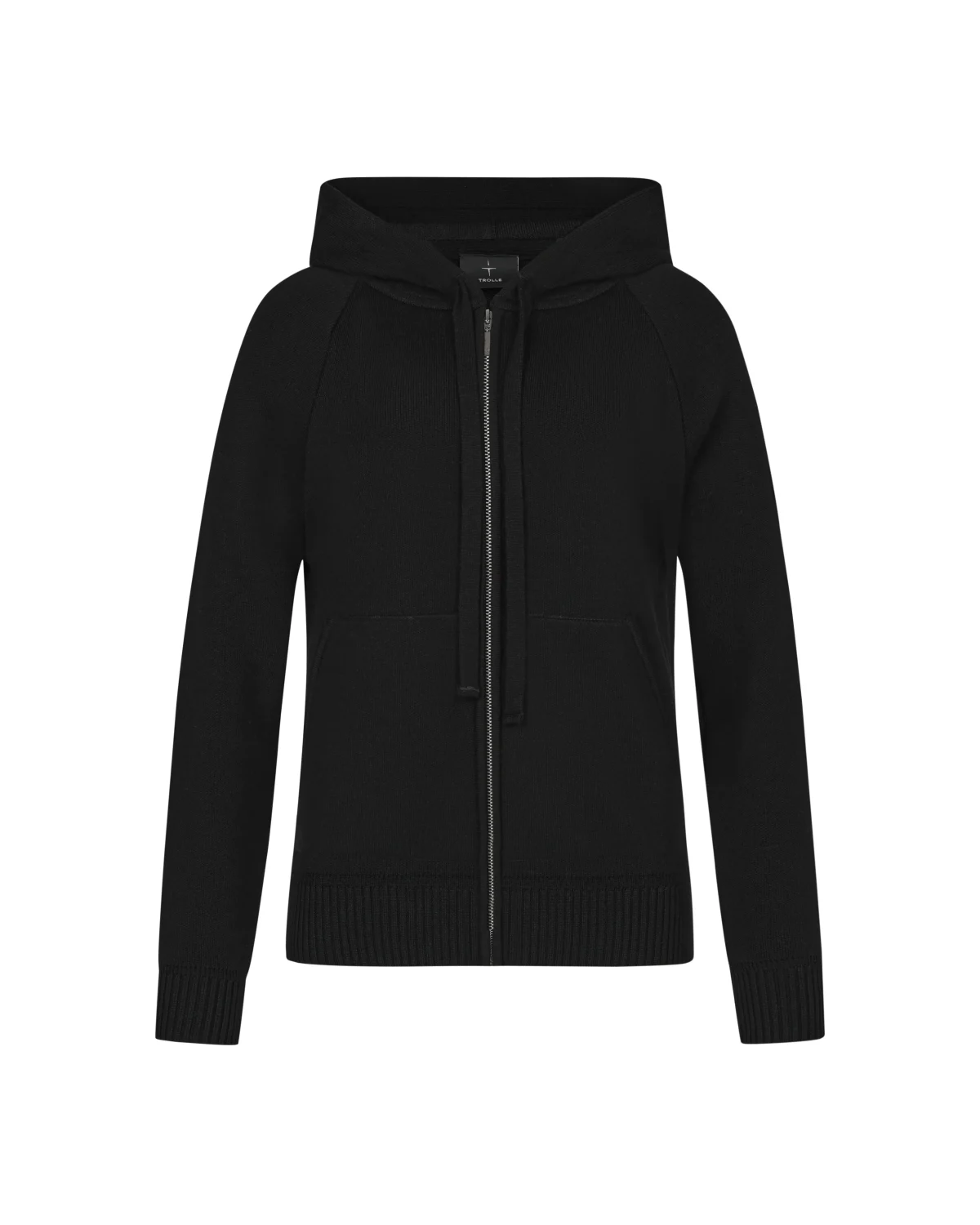 TROLLE bluza Loose Fit Extra Fine Merino Zip