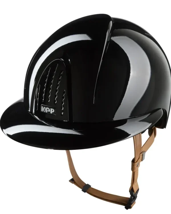 KEP Italia kask Smart Nova Polo Polish Black + Beżowy Pasek