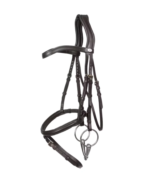 Dy'on ogłowie Flash Noseband Bridle Soft Leather