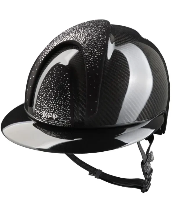 KEP Italia kask Carbon E-light Polo Nebula Silver Shine Black