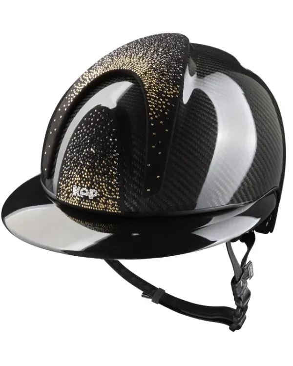 KEP Italia kask Carbon E-light Polo Nebula Gold Shine Black