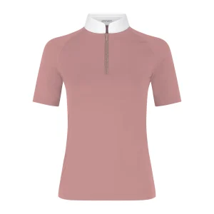 Kentucky Ridingwear koszula konkursowa Classic with Glitter Zipper Short Sleeve