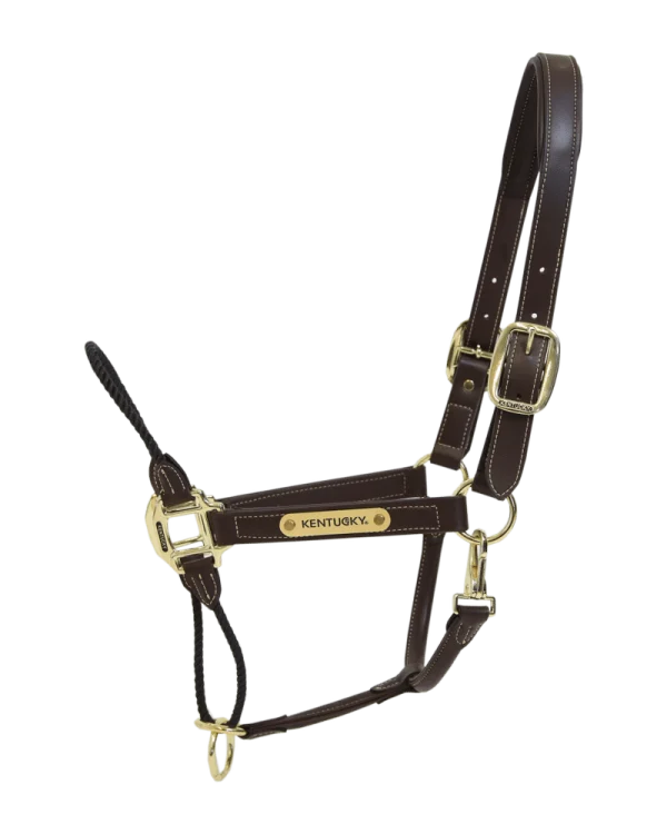 Kentucky Horsewear kantar Leather Rope Halter