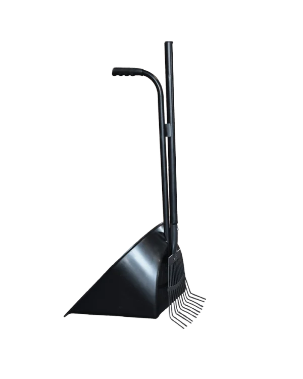Grooming Deluxe szufelka na obornik z grabkami