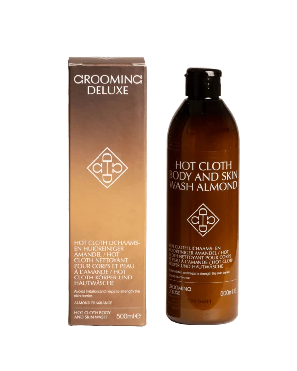 Grooming Deluxe płyn myjący Hot cloth body & skin wash almond