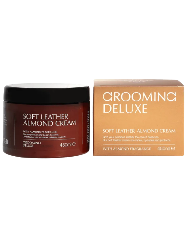 Grooming Deluxe krem do skóry Soft Leather Almond 450 ml
