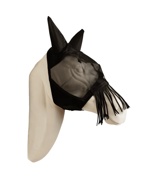 Kentucky Horsewear maska przeciw owadom Fly Mask Classic z frędzlami