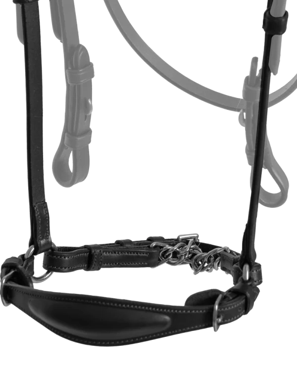 Dy’on nachrapnik Drop Noseband with chains NE coll New English
