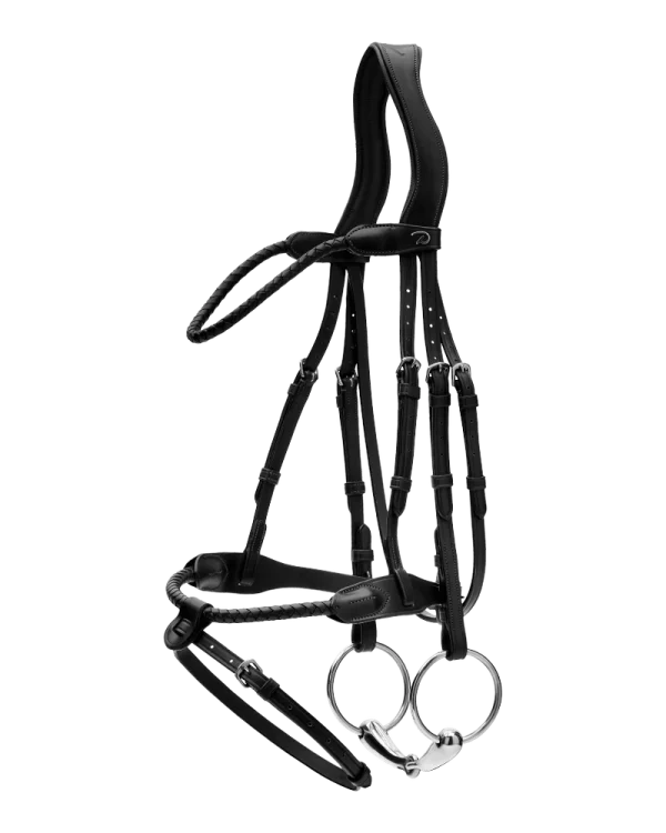 Dy’on ogłowie Braided Noseband ze zdejmowanym kapsułkiem New English