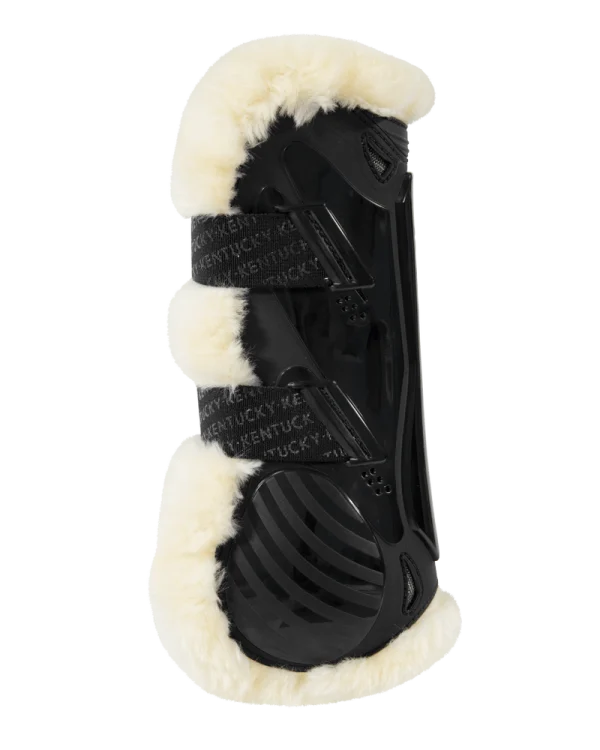 Kentucky Horsewear ochraniacze ścięgien Vegan Sheepskin Bamboo Elastic