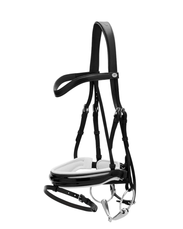 Dy’on ogłowie Patent Large Crank Noseband Bridle Working