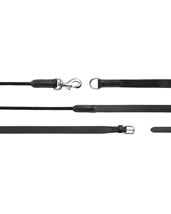 Dy’on wodze pomocnicze Leather/Nylon Draw Reins 5/8 Working