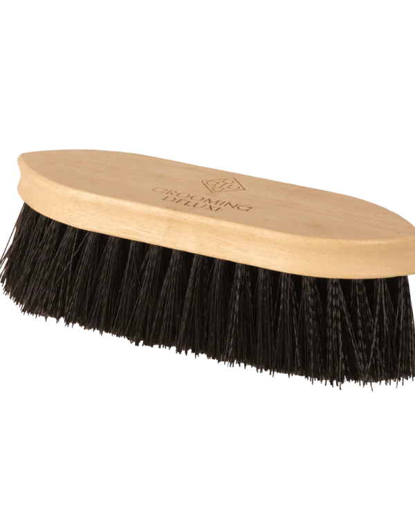 Grooming Deluxe szczotka drewniana Classic krótkie twarde włosie