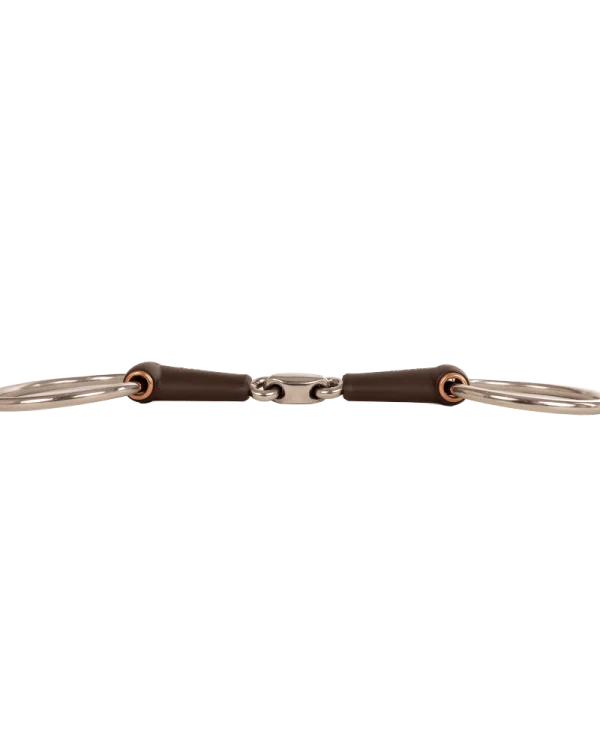 Velari wędzidło Snaffle Flex double jointed loose ring medium 18 mm