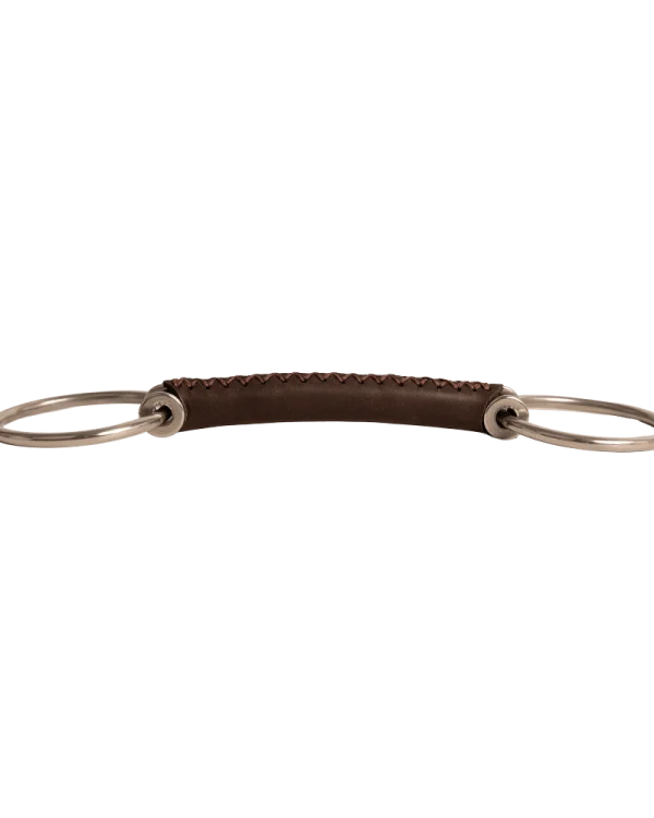 Velari wędzidło Leather Snaffle loose ring 20 mm