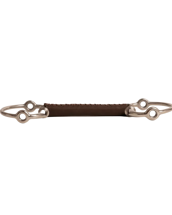 Velari wędzidło Leather Gag Eggbut 20 mm