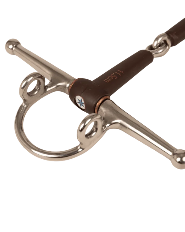 Velari wędzidło Full cheek gag Flex single jointed 20 mm