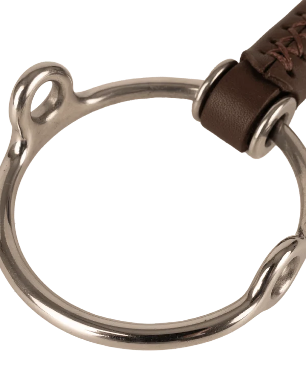 Velari wędzidło Leather Gag loose ring 20 mm