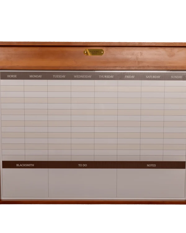Grooming Deluxe planer stajenny Stable planner magnetic with frame 100 × 84 cm