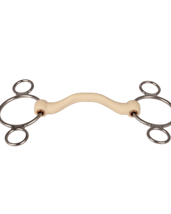 Velari wędzidło 3 Rings Flex with tongue port 20 mm