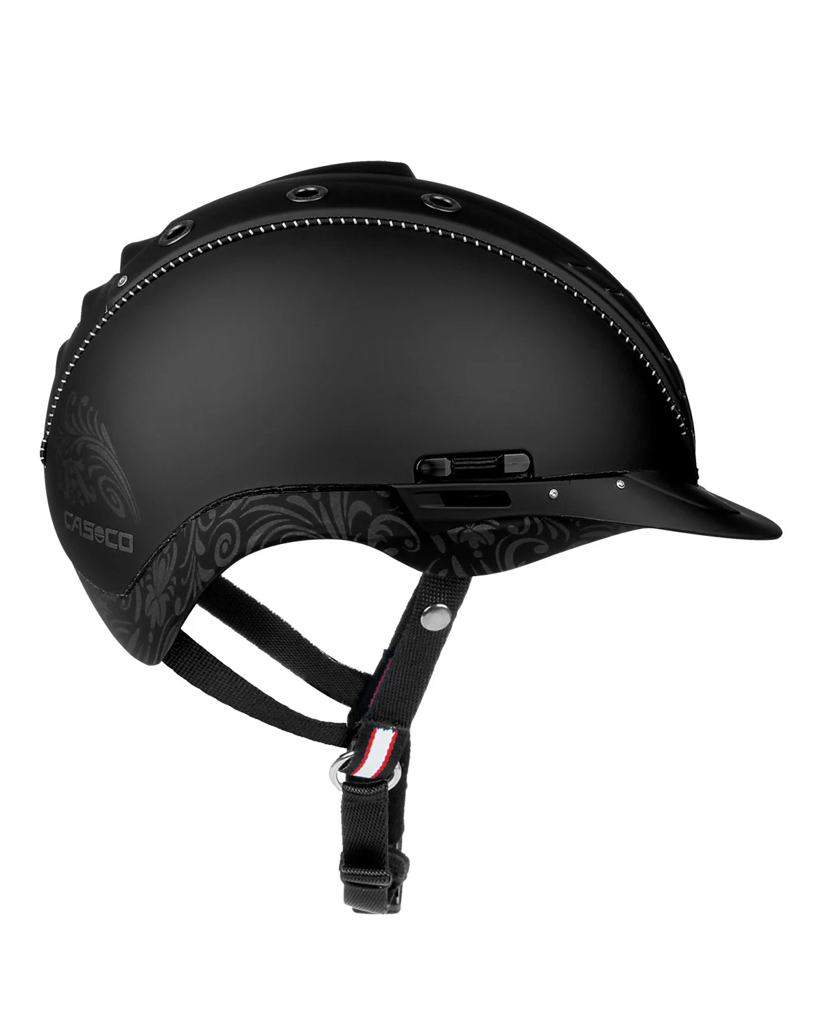 Casco kask jeździecki Mistrall 2 VG1 z kwiatowym wzorem