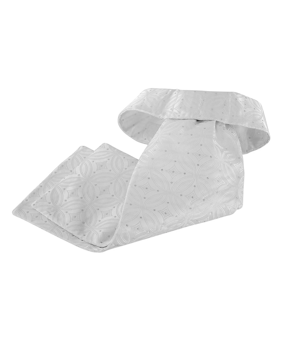 Plastron z srebrną podszewką