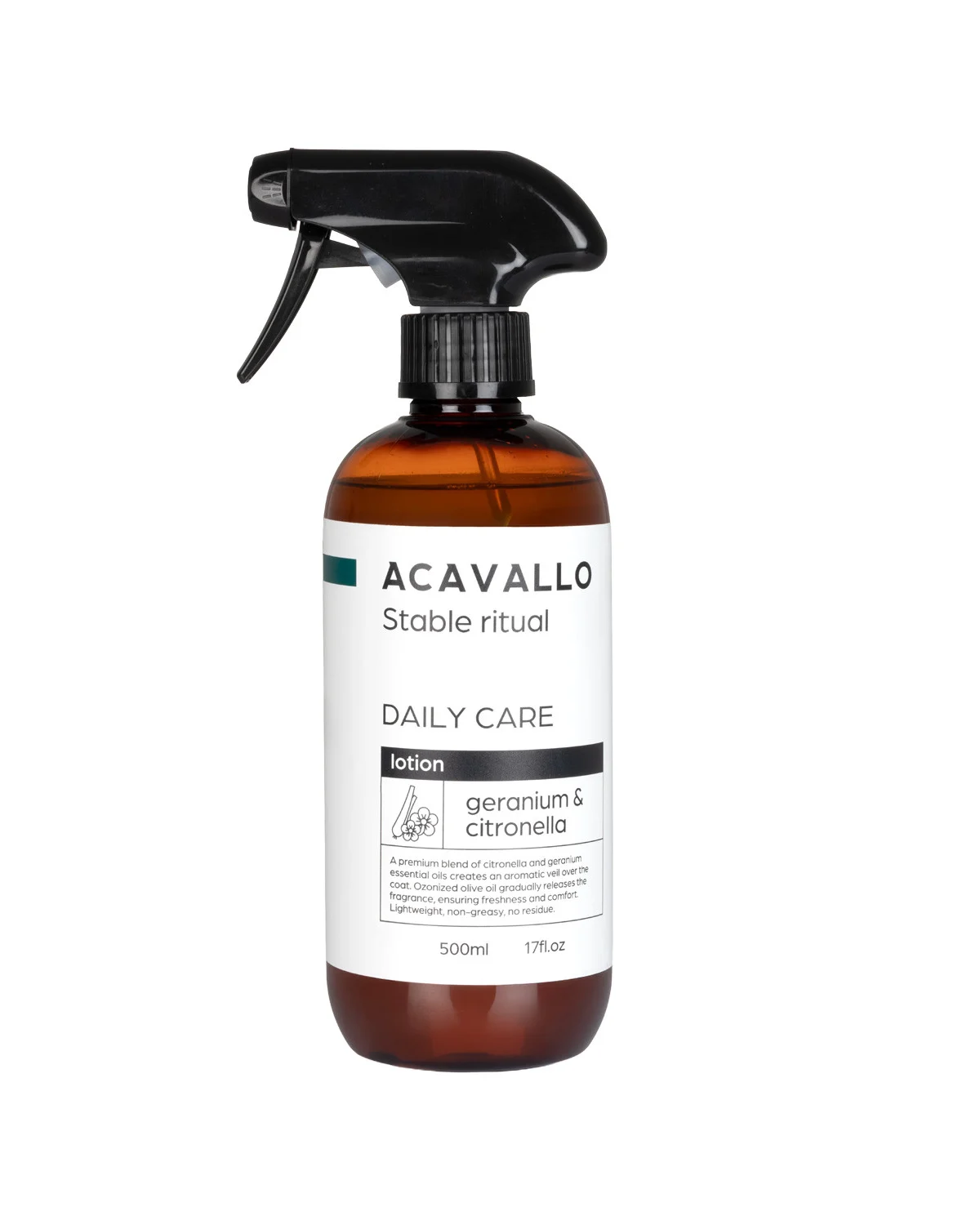 Acavallo lotion do sierści z citronellą, neem i olejem ozonowanym 500 ml