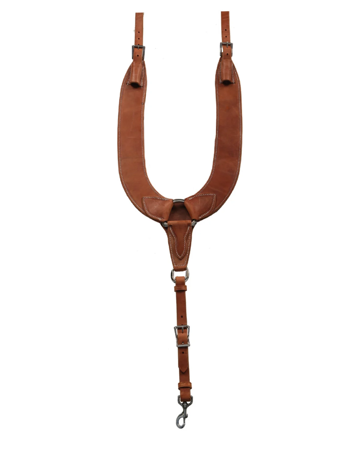 Berlin Custom Leather wzmocniony napierśnik westernowy z licznymi regulacjami