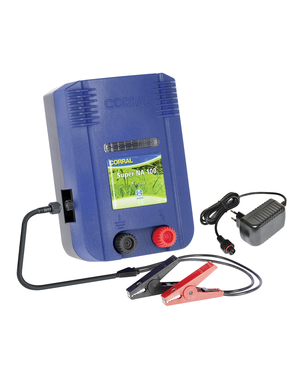 Corral elektryzator Super NA100 z transformatorem i kablem do akumulatora