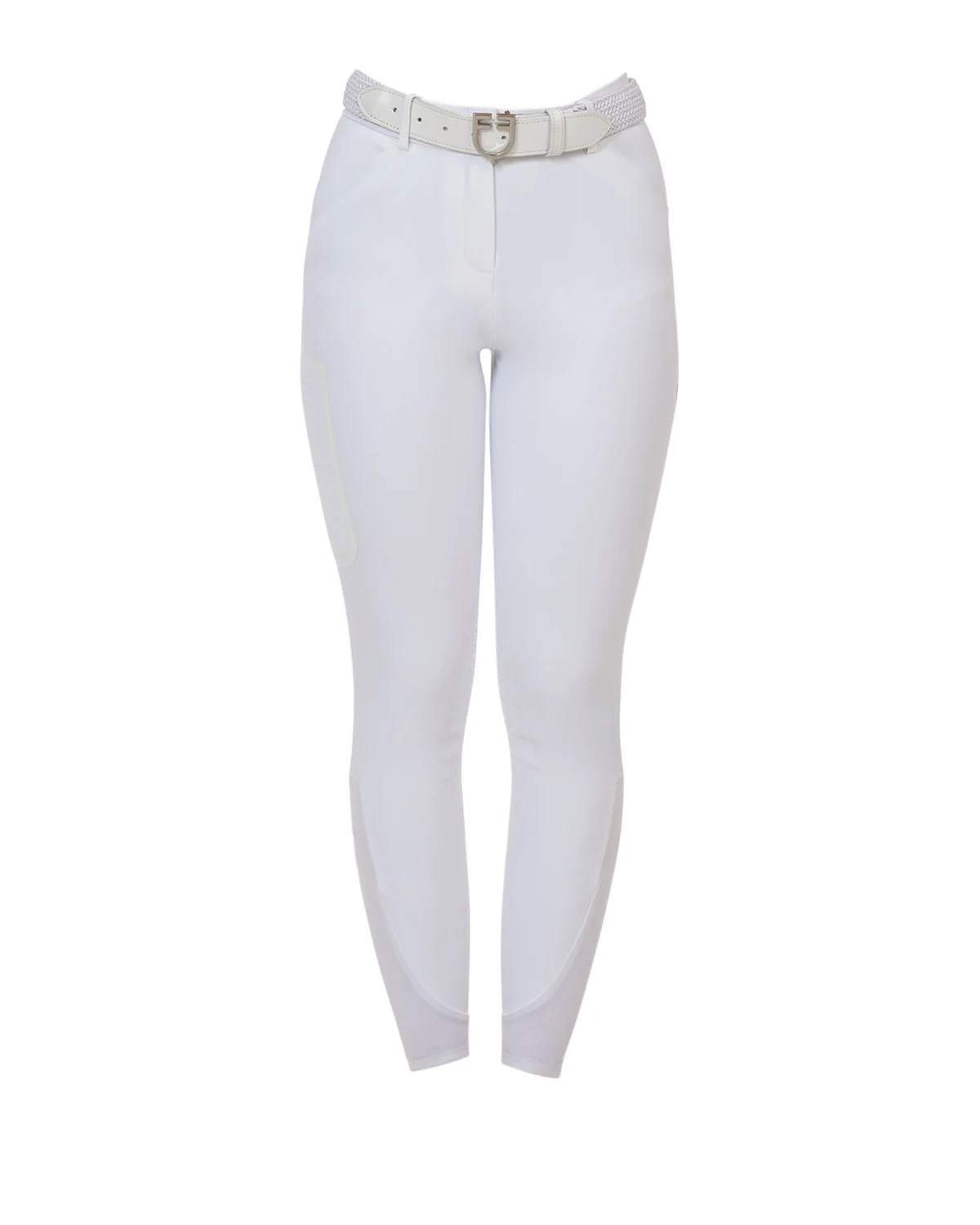 Equestro bryczesy damskie Ridertechnology slim fit z klejonymi szwami