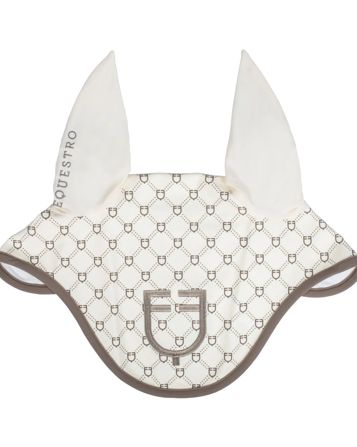 Equestro nauszniki z monogramowym nadrukiem