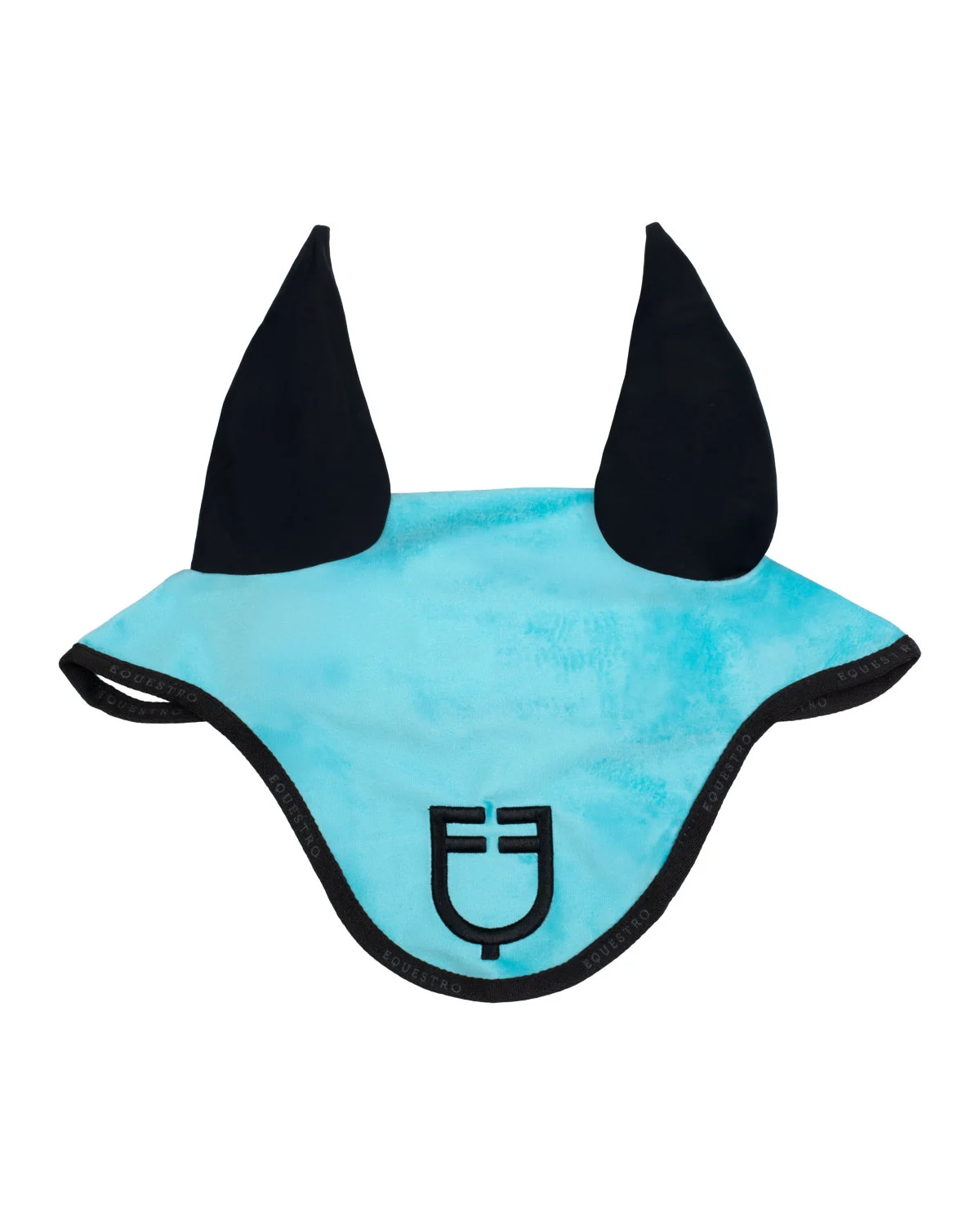 Equestro nauszniki model GP z zamszowym logo do jazdy angielskiej
