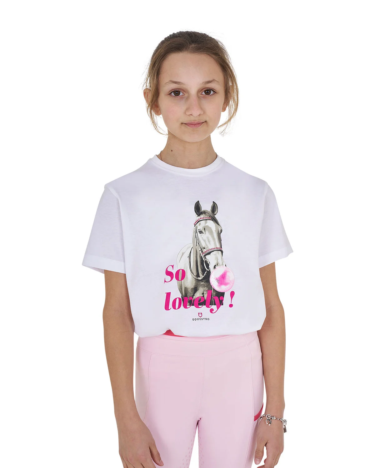 Bawełniany t-shirt Girls' So Lovely