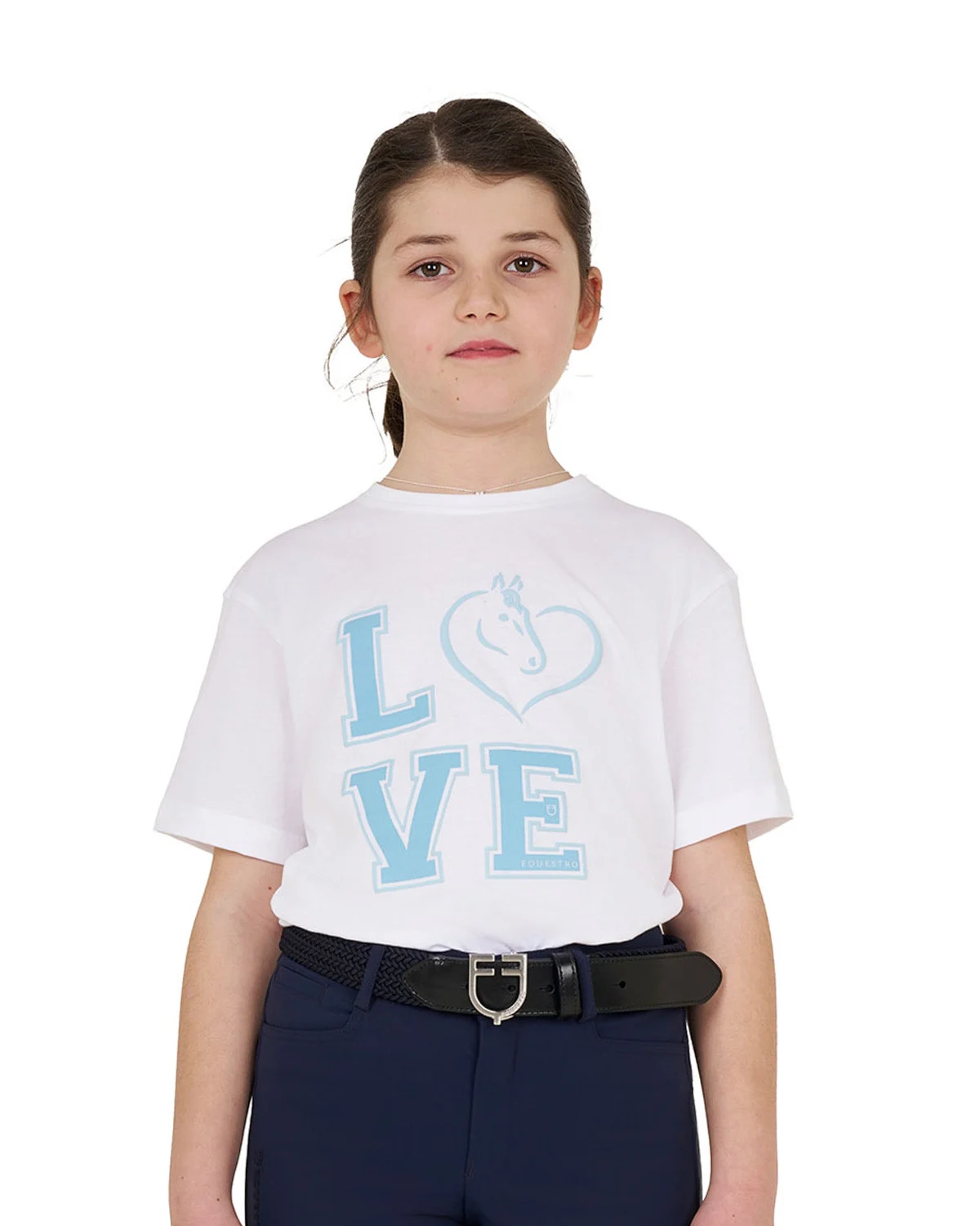 Bawełniany t-shirt dziewczęcy