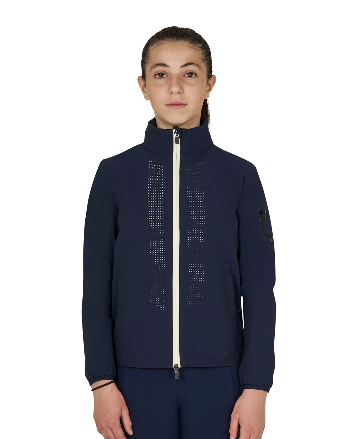 Dziecięca kurtka softshell unisex z logo na plecach