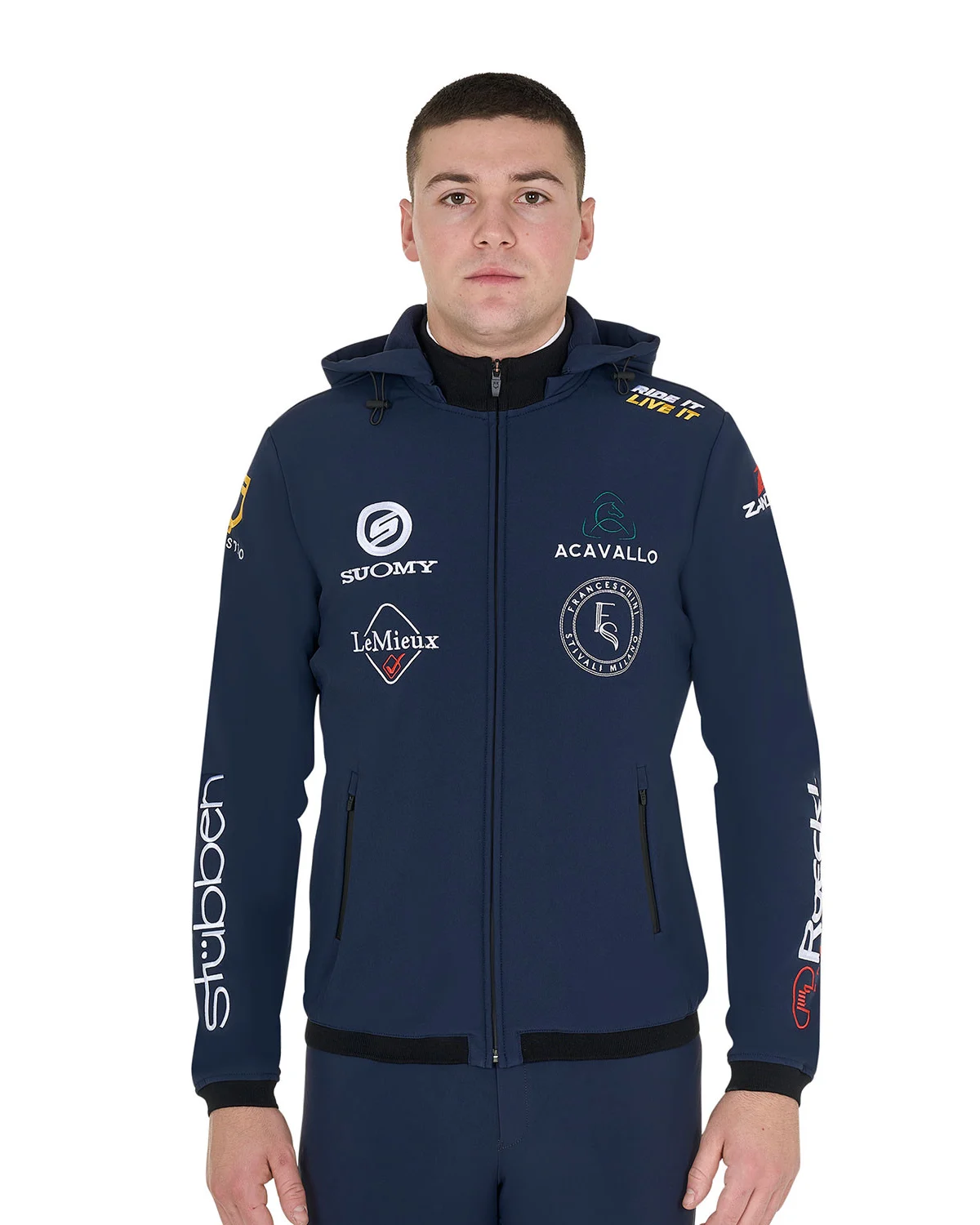 Equestro męska kurtka softshell Multilogo