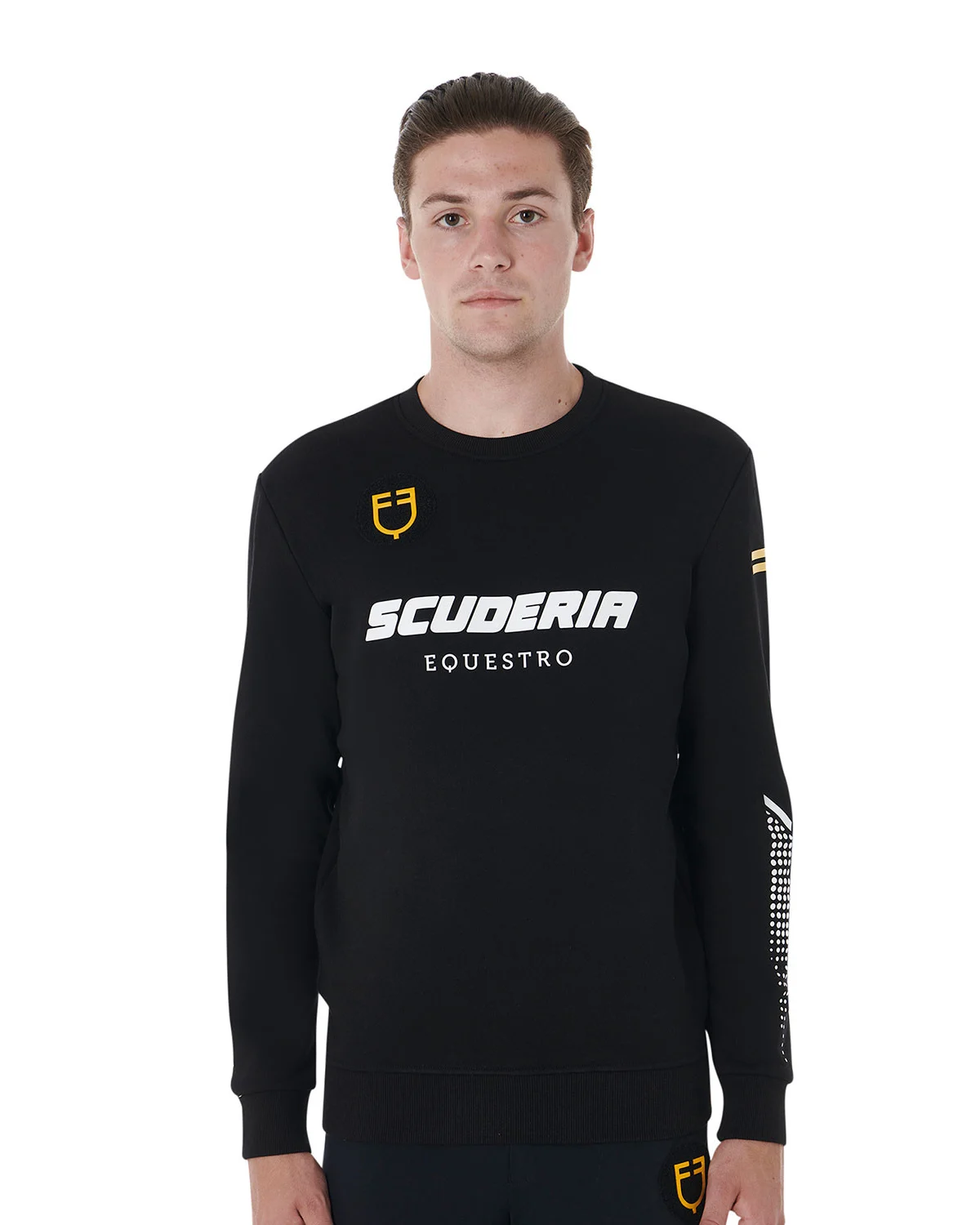 Bluza męska z okrągłym dekoltem Scuderia Equestro