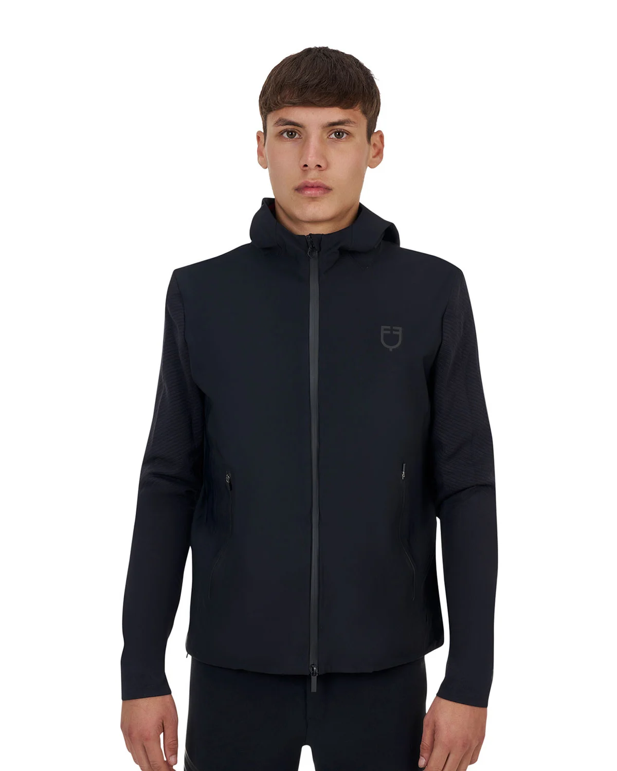 Equestro bluza męska z kapturem Ridertechnology slim fit