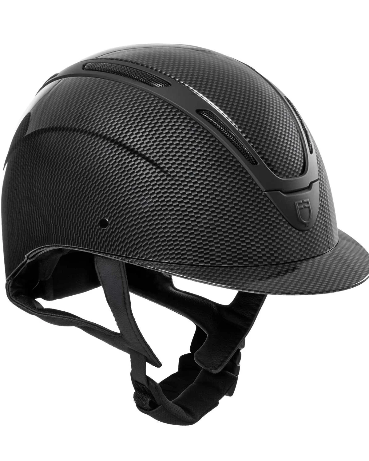 Equestro kask unisex Apocalypse Carbon z wąskim daszkiem
