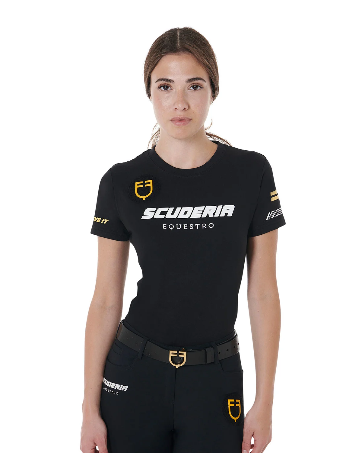 Damska koszulka slim fit Scuderia Equestro
