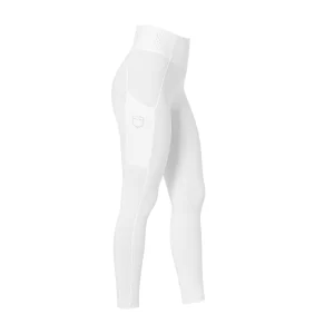 Equestro legginsy damskie slim fit z dżetami