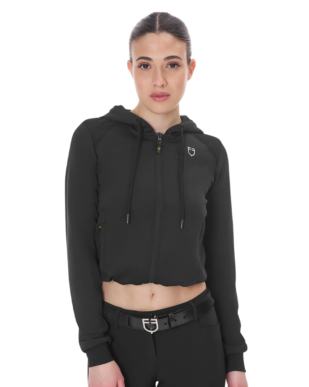 Damska bluza z kapturem cropped