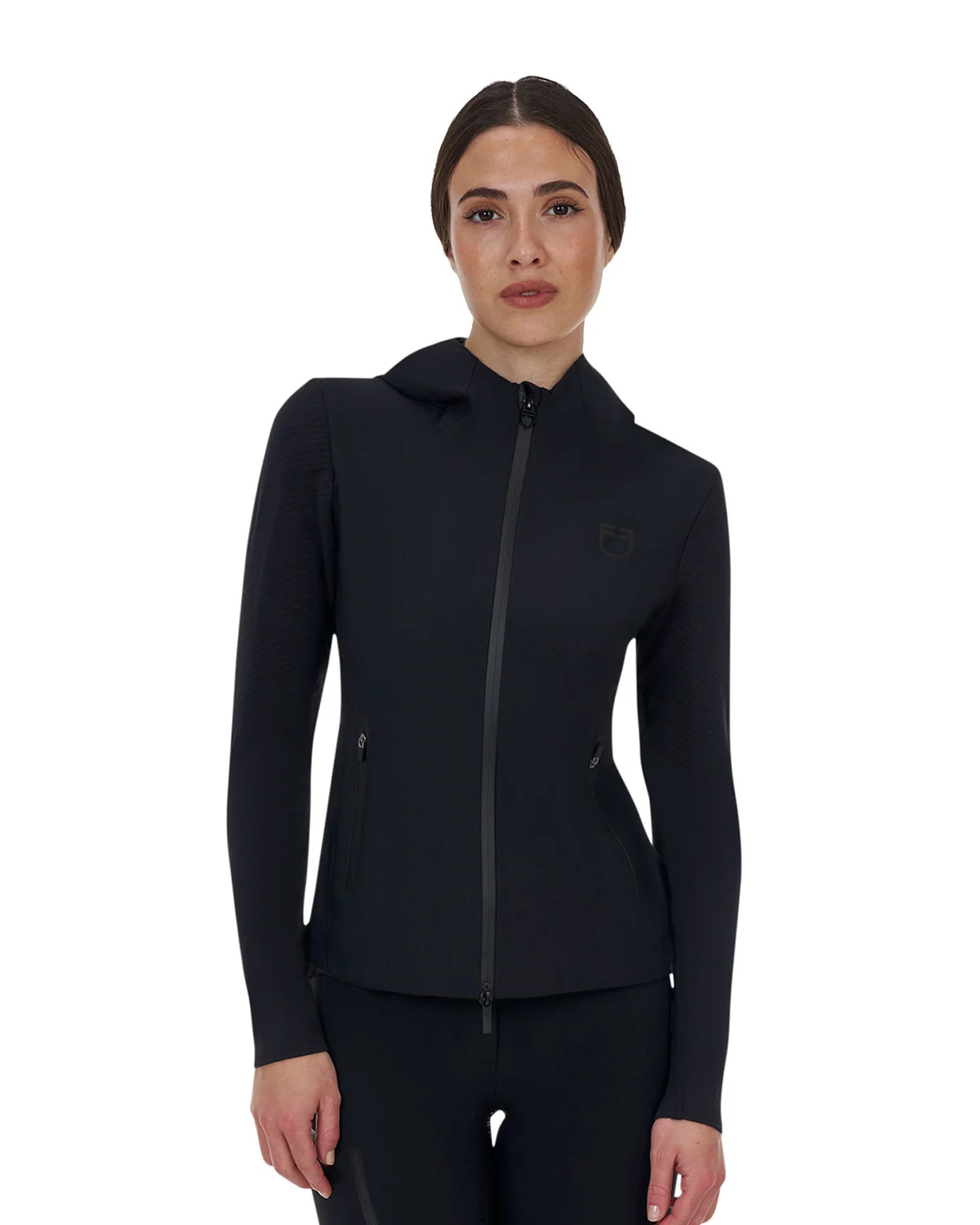 Bluza z kapturem damska techniczna Equestro Ridertechnology