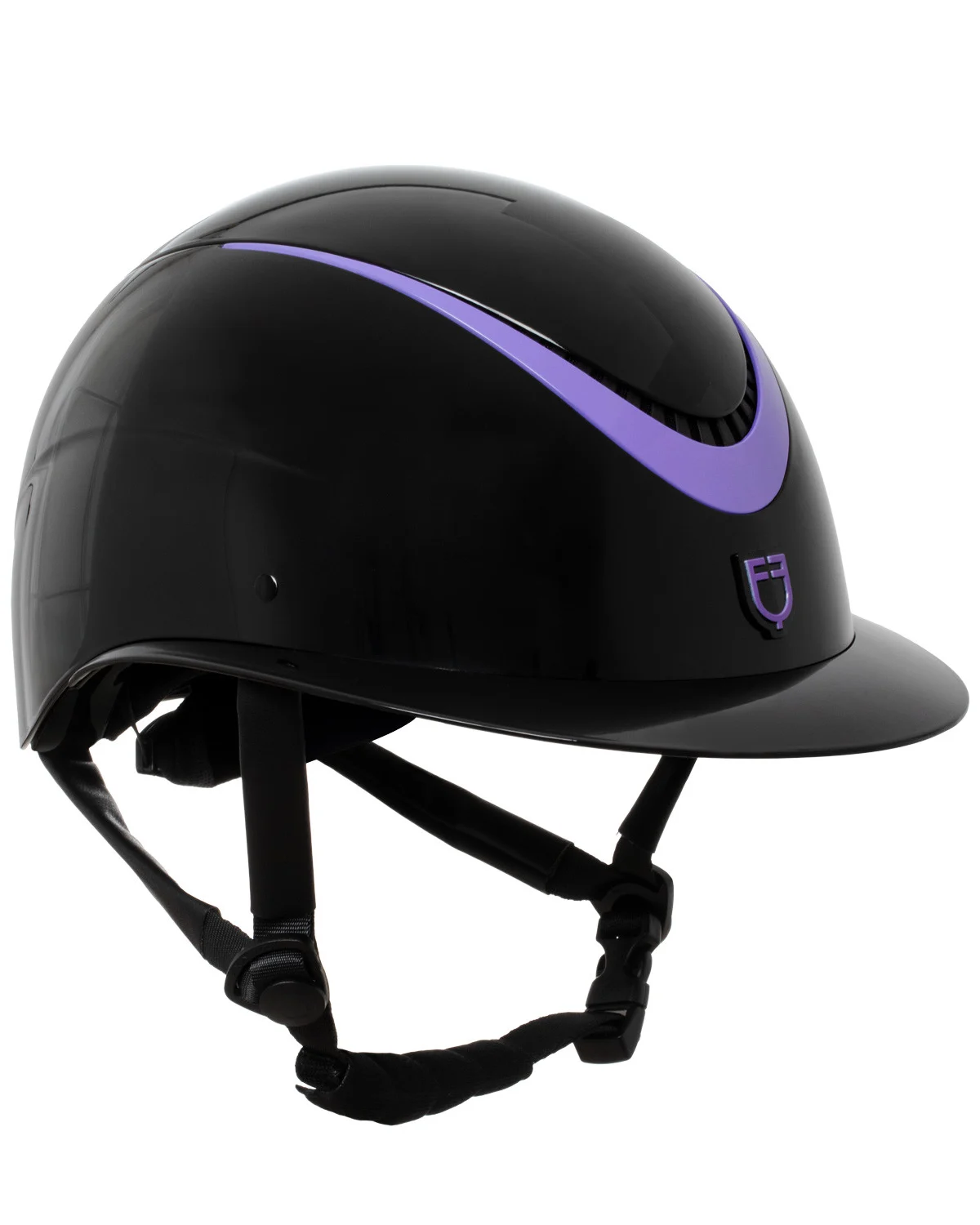 Equestro kask Galaxy Shine z ozdobnym paskiem
