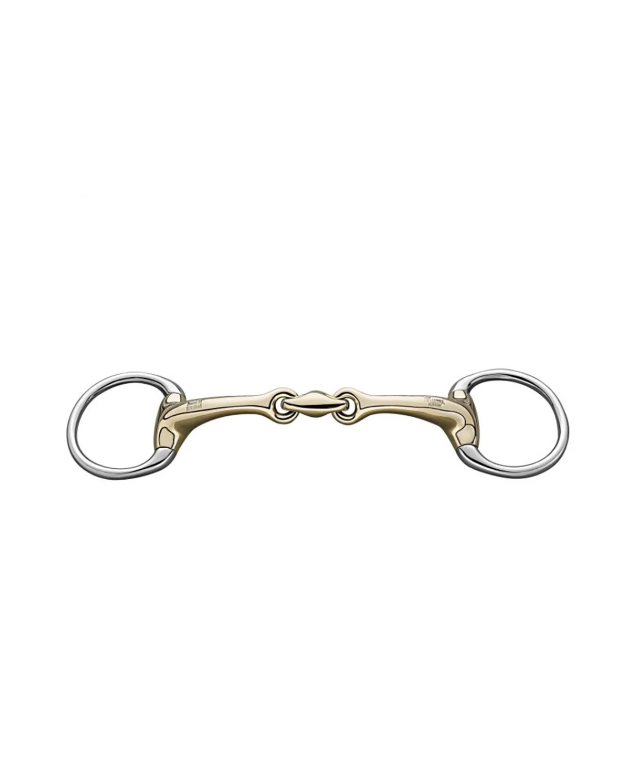 Sprenger wędzidło oliwkowe Dynamic RS Sensogan podwójnie łamane, 14 mm