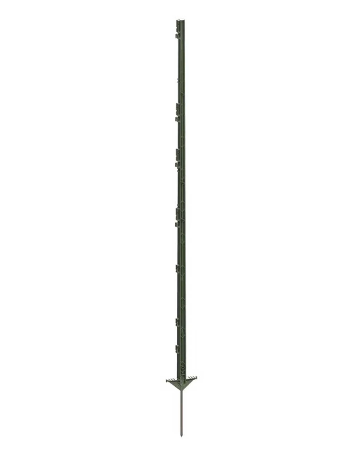 Kerbl słupek stalowy 156 cm do ogrodzenia elektrycznego z podwójną podporą