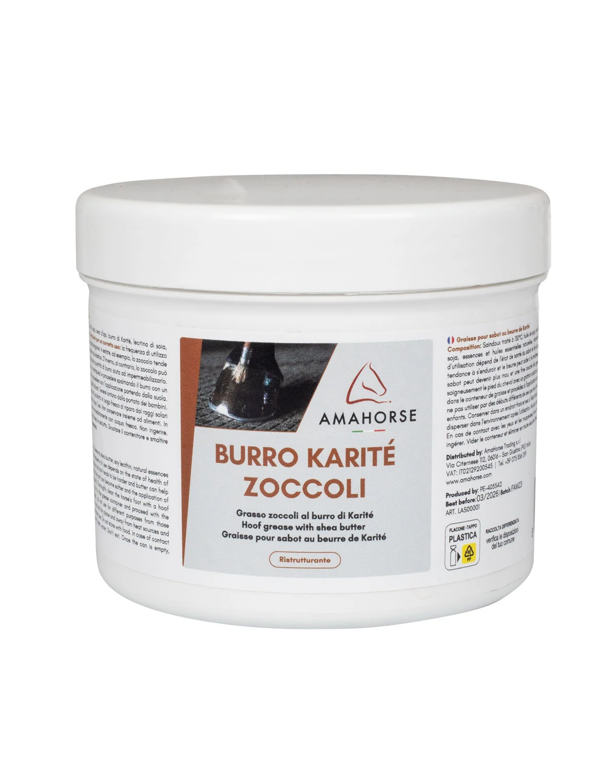 Masło shea do kopyt 500g