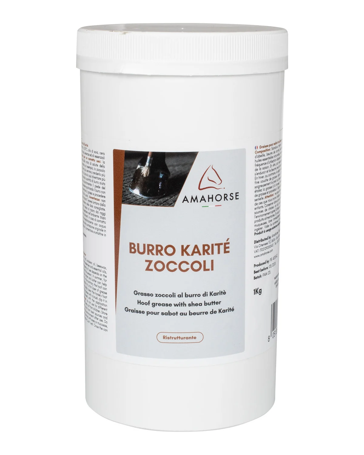 AmaHorse smar do kopyt z masłem shea 1 kg