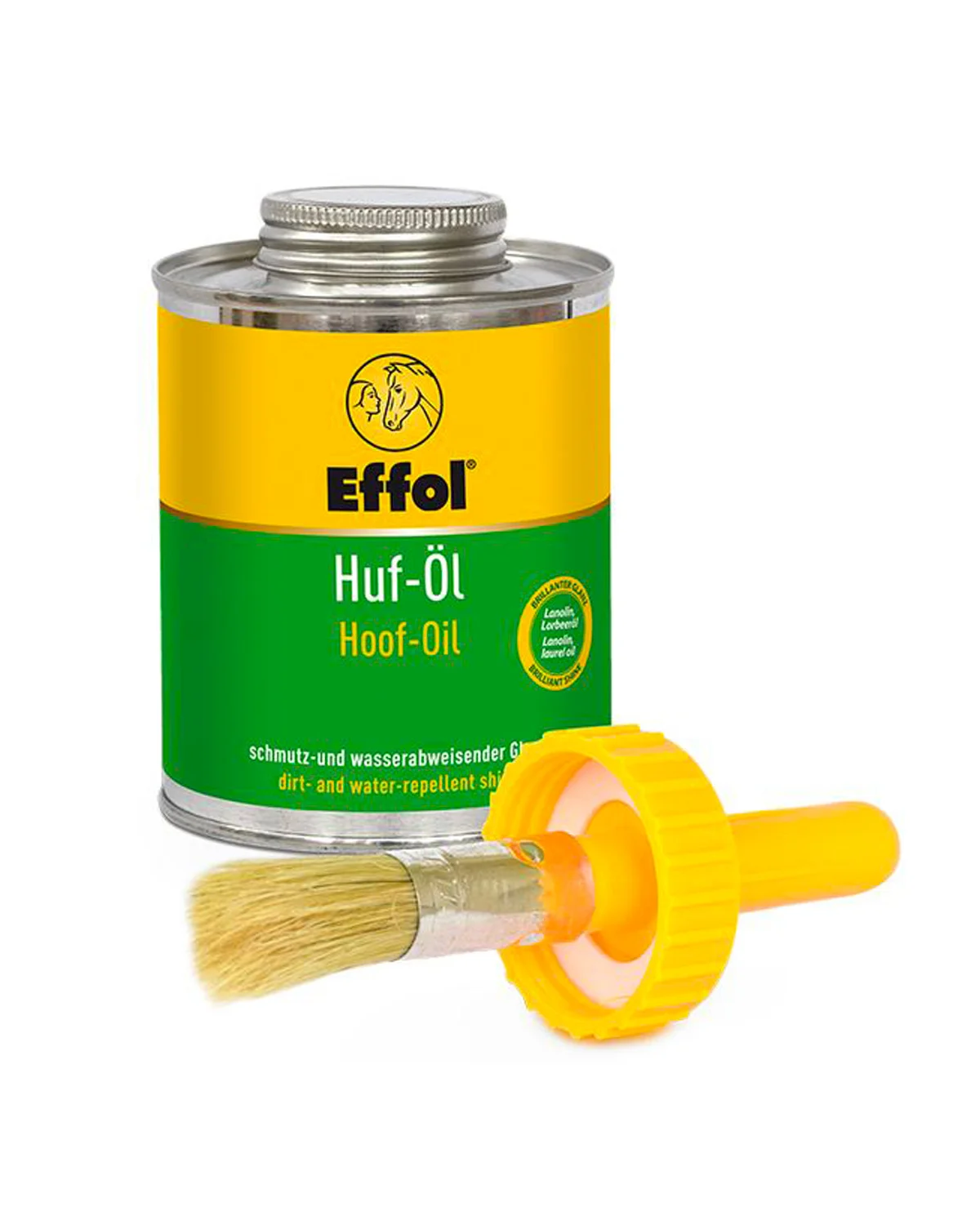 Effol olej do kopyt z lanoliną i zintegrowanym pędzelkiem 475 ml