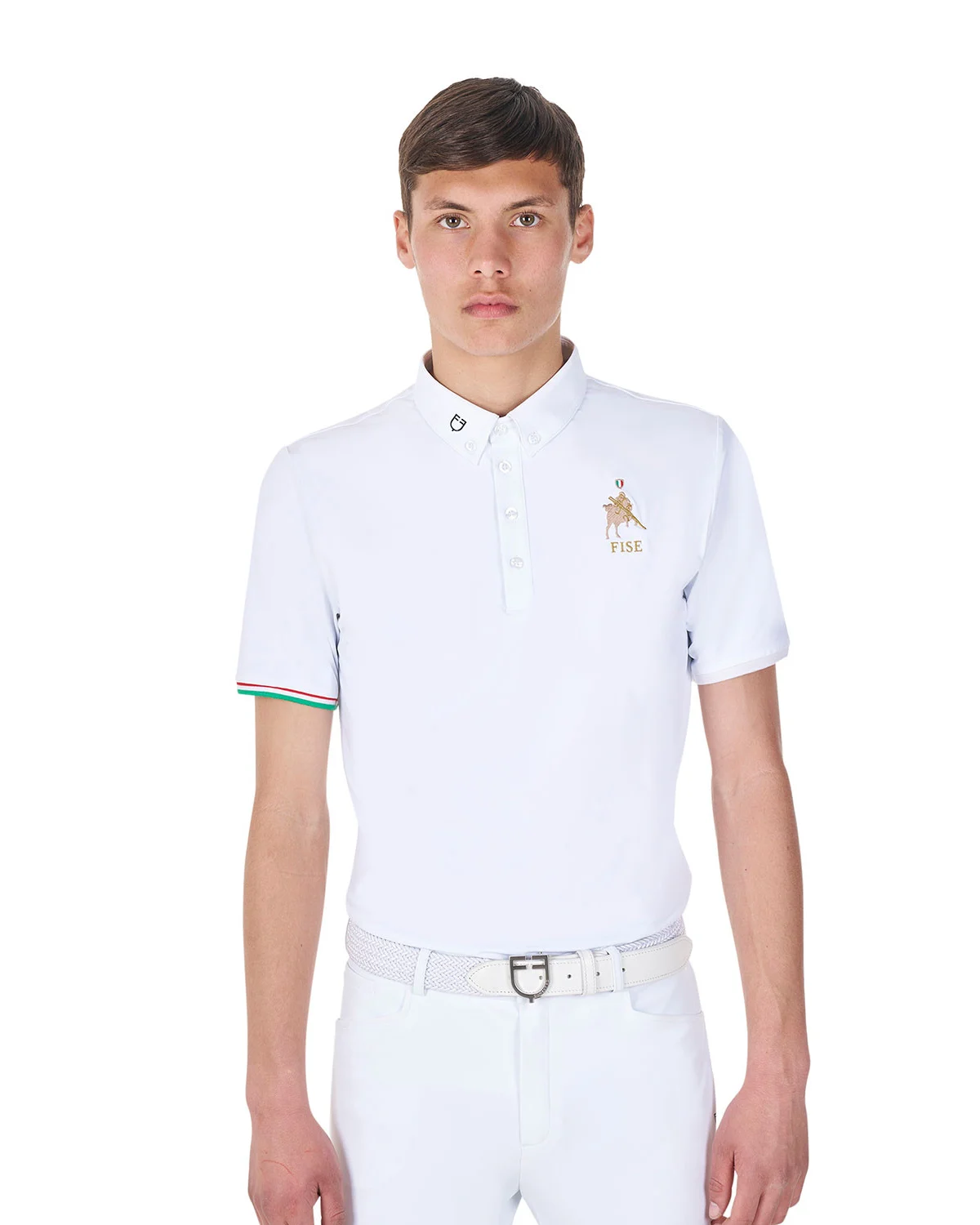 Koszulka polo męska Equestro X FISE